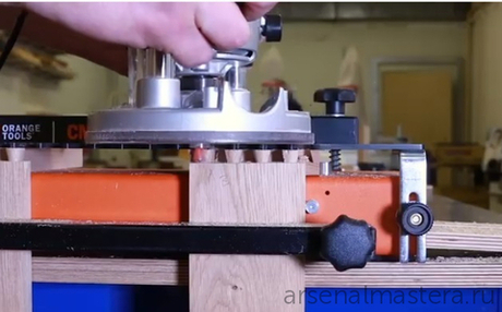 Шипорезное приспособление CMT для торцевых соединений (шипорезка) CMT300