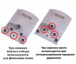 Новинка! Держатель для заточки ножей стружков, скребков, цикль ПЕТРОГРАДЪ 110 х 80 х 8 мм М00024849