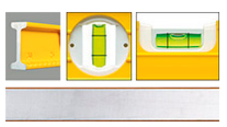 Уровень строительный литой STABILA тип 82S 40 см 1 вертикальный, 1 горизонтальный 02593