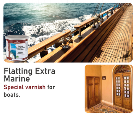 Новинка! Яхтный лак алкидно - уретановый 30 % Borma Flatting Extra Marine 0,375 л, глянцевый, высокоэластичный самогрунтующийся, для наружных и внутренних работ, отлично заполняет поры, для лодок, судов, палуб, обшивки яхт, деревянных настилов 3925-30