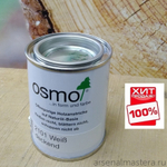 ХИТ! Непрозрачная краска для наружных работ Osmo 2101 белая 0,125 л Landhausfarbe Osmo-2101-0.125 11400050