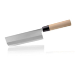 Нож японский овощной кухонный Топорик Накири Fuji Cutlery Narihira длина лезвия 160 мм, сталь Mo - V, рукоять дерево Eco-wood, заточка 9000 Tojiro FC-80