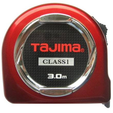 ХИТ! Рулетка японская TAJIMA HI LOCK CLASS 1 красная длина 3 м ширина 16 мм H1630MW
