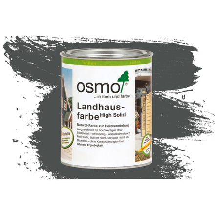Непрозрачная краска для наружных работ Osmo 2704 серая 2,5 л Landhausfarbe Osmo-2704-2.5 11400016