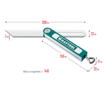 Новинка! Малка - угломер KRAFTOOL Super-BEVEL 200 мм, 45 градусов для проверки углов 34372