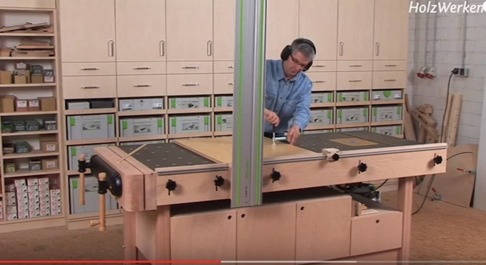 Многофункциональный стол для мастерской - идея стола Festool MFT 3