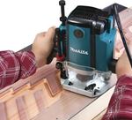 Новинка! Фрезер погружной сетевой Makita 2,1 кВт для снятия пазов и фасок, подравнивания кромок, профилирования RP2302FC02