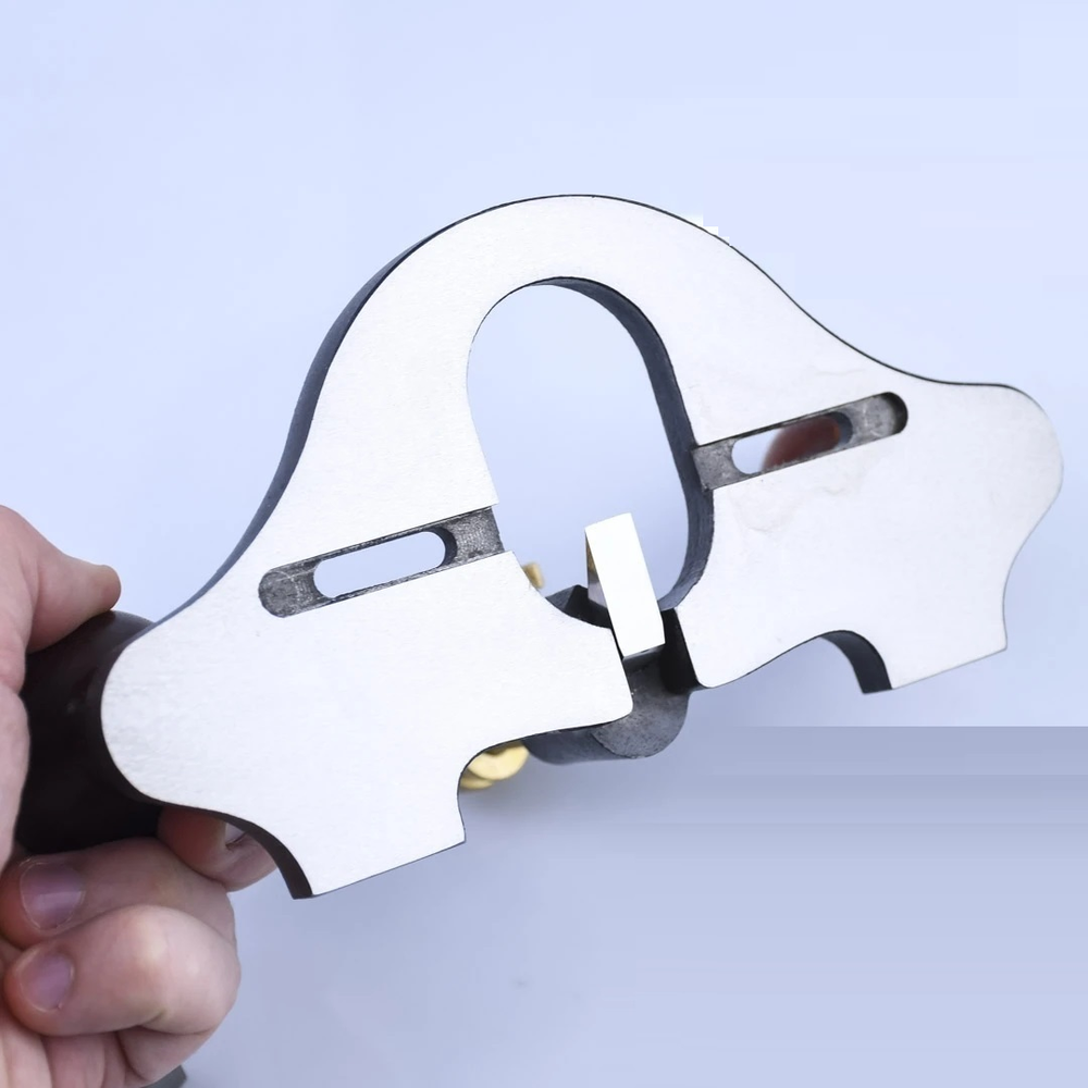 Рубанок грунтубель N71 194 мм лезвие 9,5 мм с боковым упором Router Plane GOLDRATIO М00023635