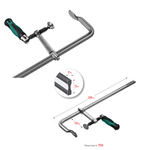 Новинка! Струбцина цельнокованая KRAFTOOL Forge FF-500/120 120 х 500 мм, 7300 Н для слесарных и сварочных работ 32014-120-500