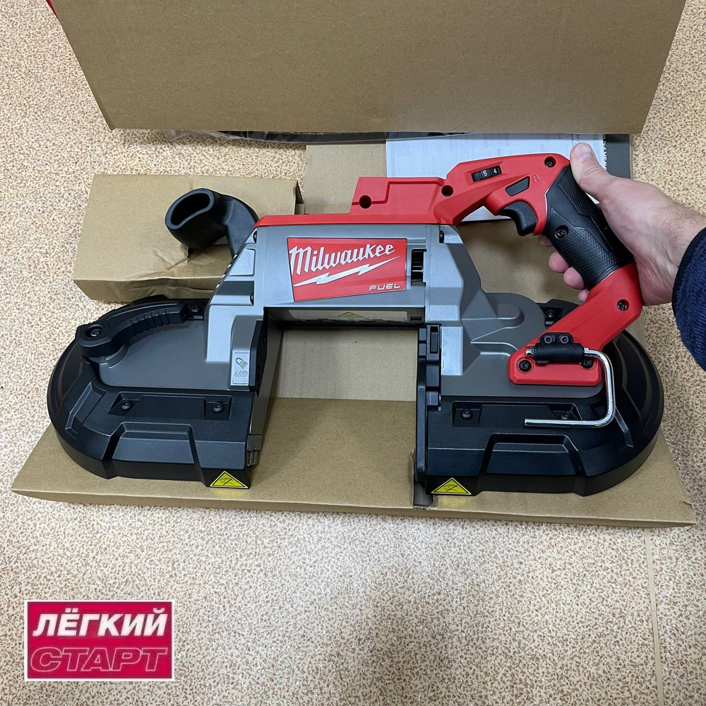 Легкий старт: Аккумуляторная ленточная пила по металлу M18 FUEL CBS125-0 Milwaukee 4933447150