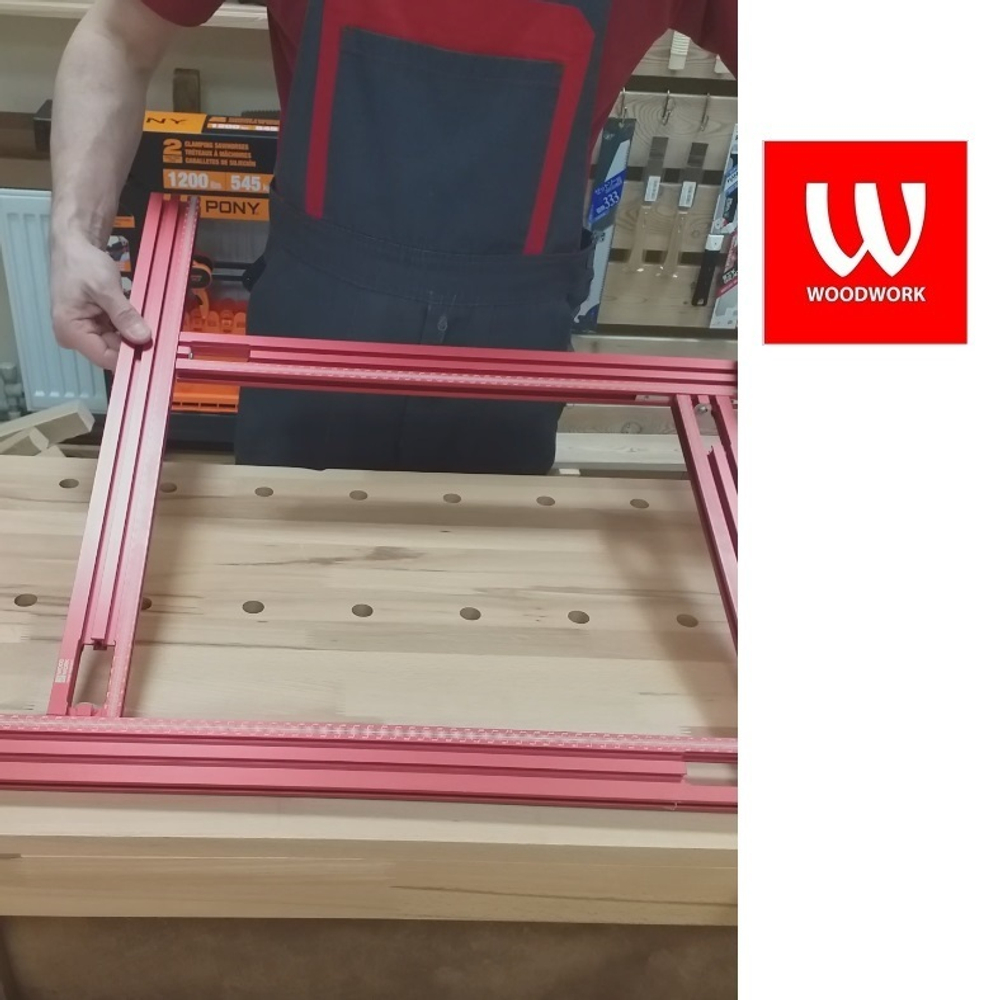 Шаблон регулируемый для фрезерования 2 х 600 мм  2 х 800 мм Woodwork TR50-6080