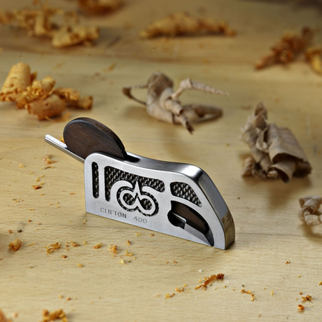 Новинка! Рубанок - зензубель Clifton N 400 Shoulder Rebate Plane, 80 мм / 11 мм для точных работ при обработке четвертей М00008841