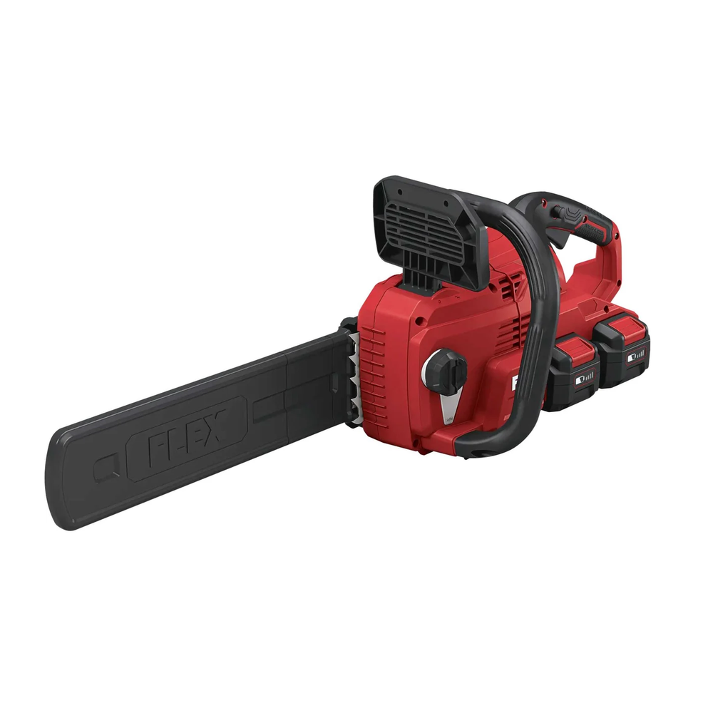 Новинка! Аккумуляторная цепная мощная пила FLEX GCS 35 2x18-EC для обрезки древесины толщиной 30 см 531276