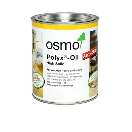 Масло с твердым воском с антискользящим эффектом Osmo 3088 Бесцветное полуматовое 0,75 л R9 Hartwachs-Оl Anti-Rutsch для внутренних работ Osmo-3088-0,75 10400077