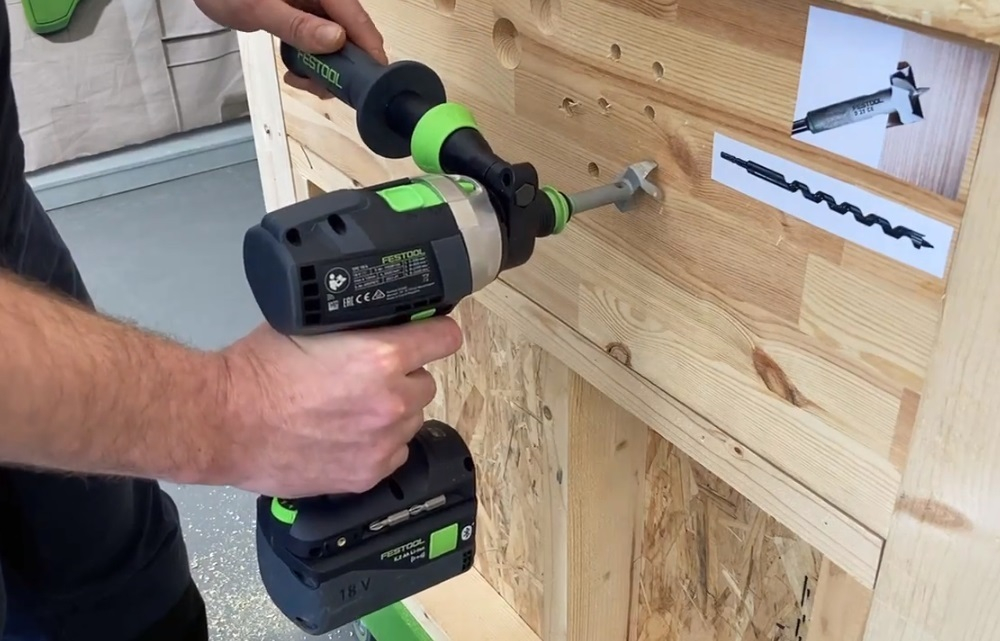 ХИТ! Аккумуляторная ударная дрель - шуруповёрт FESTOOL QUADRIVE TPC 18/4 I-Basic 575604