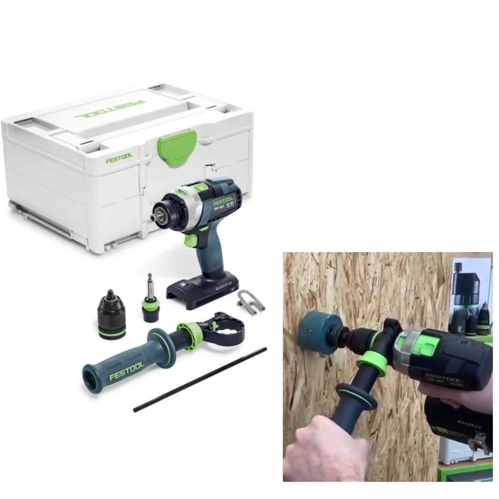 ХИТ! Аккумуляторная ударная дрель - шуруповёрт FESTOOL QUADRIVE TPC 18/4 I-Basic 575604