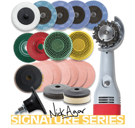 ХИТ! Гриндер для резьбы по дереву Merlin 2 Nick Agar Basic Signature Series Woodworking Set KAT 10118EU М00014819