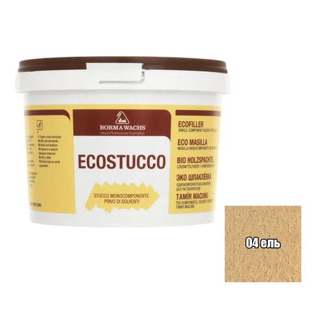 Новинка! Шпаклевка водная Borma Ecostucco 1 кг цвет 04 ель для внутренних работ 1550AB