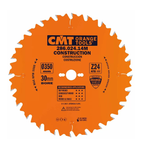 ЛЕТОМ НИЖЕ! Диск пильный универсальный CMT 350 x 30 x 3,2 / 2,2 15° 5° ATB Z24 для пиления древесины на стройплощадке 286.024.14M
