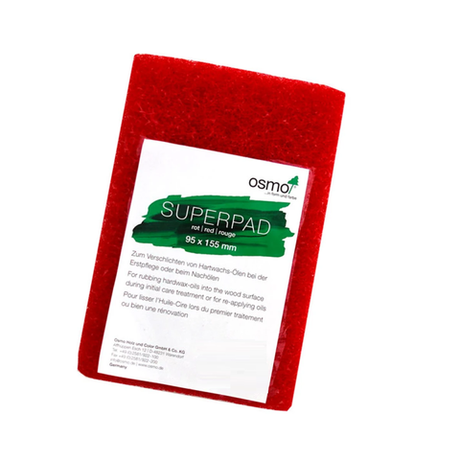 Новинка! Пад красный Osmo 90 х 155 мм для ручного нанесения Superpad rot RP000004
