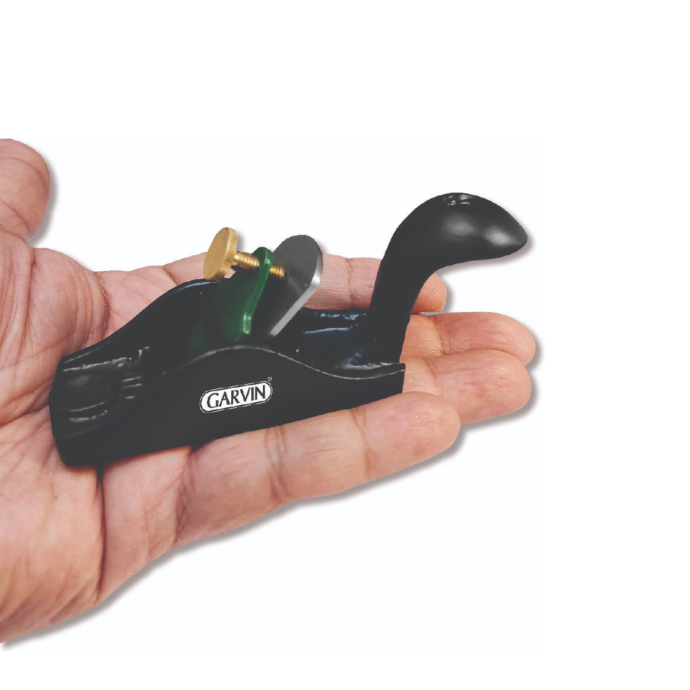 Новинка! Рубанок металлический мини ладонный Mini Squirrel Hand Plane 85 мм, лезвие 25 мм GARVIN SSP-0193