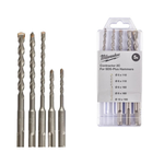 ХИТ! Набор 5 шт. Буры SDS+ MILWAUKEE CONTRACTOR 5/6 х 110 мм и 6/8/10 х 160 мм в кейсе 4932471242