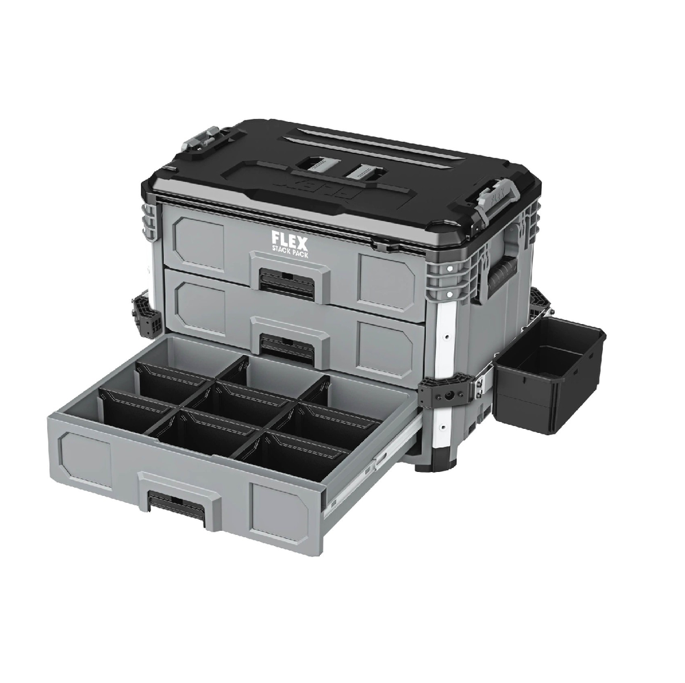 Новинка! Кейс с тремя выдвижными ящиками STACK PACK TKL SP 3DB FLEX 533239