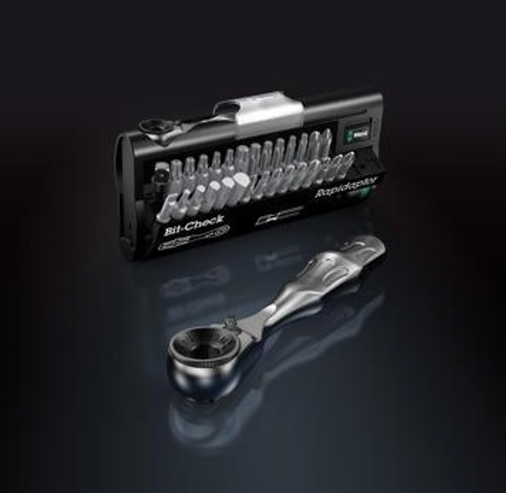 РАСПРОДАЖА ХИТ! Ключ мини-трещотка Zyklop Mini 1/4 8001 A SB WERA WE-073230