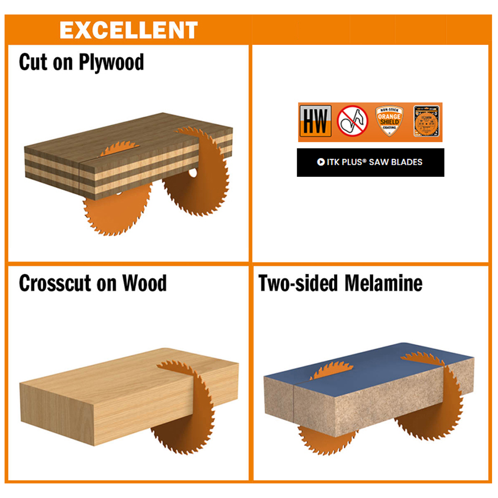 Новинка! Пильный диск с тонким пропилом CMT 165 x 20 (15,87) x 1.6 / 1.0 Z=56 ATB + SHEAR Z=56 поперечное пиление 273.165.56H