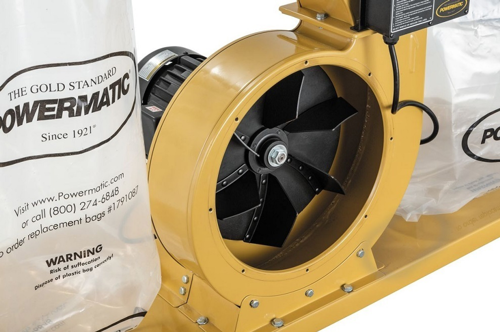 Стружкоотсос технология TurboCone, два накопителя 400В 2,25 кВт PM1900CK Powermatic 1792074K-RU