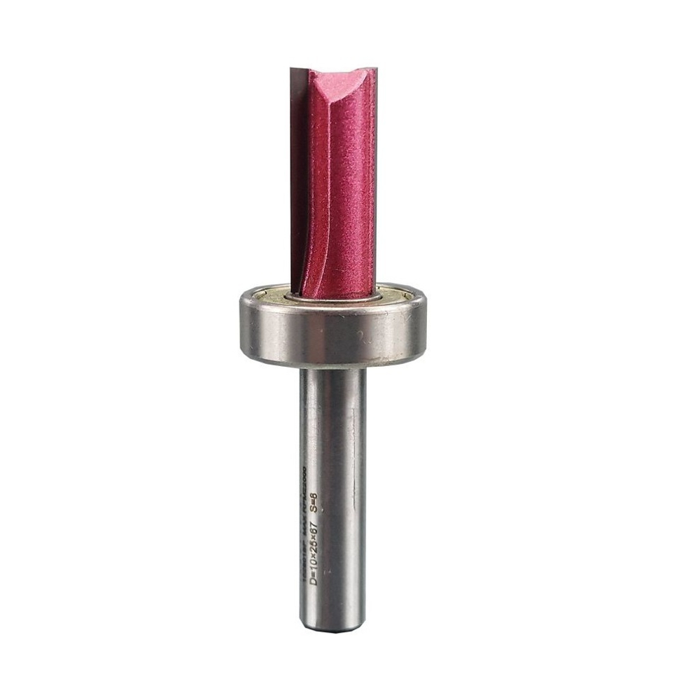 Фреза обгонная верхний подшипник Z 2 D 10 x 25 x 65 S 8 / Подшипник D 22 B 8 I 7 PROCUT 152801BP