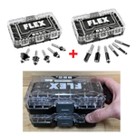 КОМПЛЕКТ Фрез Flex из 2 боксов: Кромочные фрезы 5 шт CER BIT SET1 532011 и Кромочные фрезы 6 шт. CER Bit Set2 STACK PACK 532012 N077-2AM