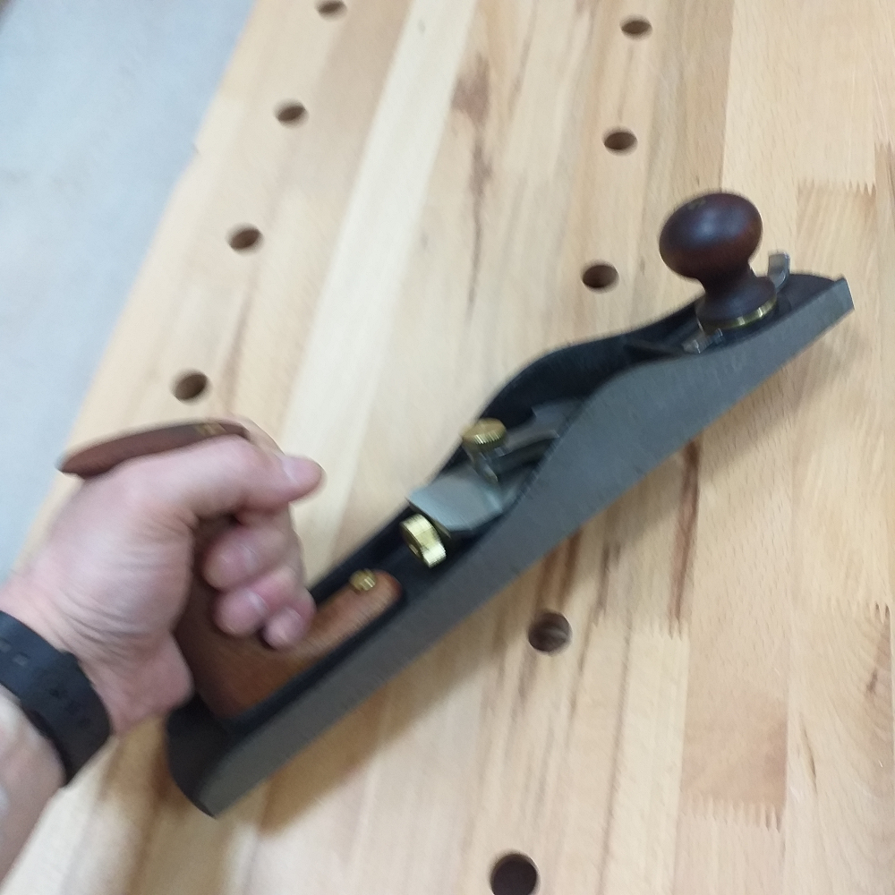 ЛУЧШАЯ ЦЕНА ХИТ! Рубанок торцовочный N 62 Low Angle Jack Plane сталь, ширина ножа 50 мм. длина подошвы 350 мм GOLDRATIO М00023175