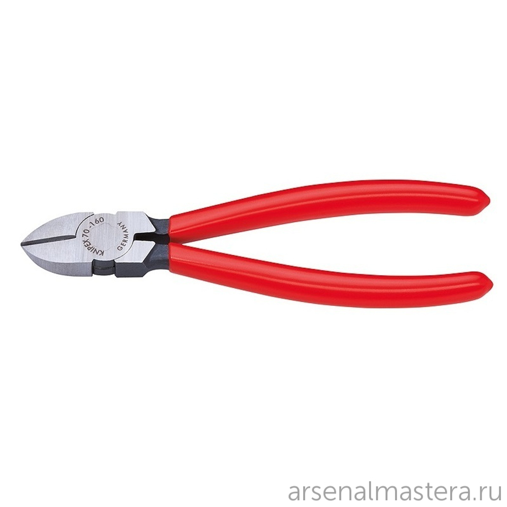 Бокорезы 160 мм, фосфатированные, обливные ручки, 70 01 160 KNIPEX KN-7001160