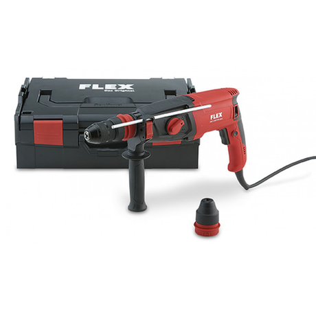 Новинка! Перфоратор сетевой Flex CHE 2-28 R SDS-plus 230/CEE 800 Вт с функцией зубильного молотка в кейсе 461490