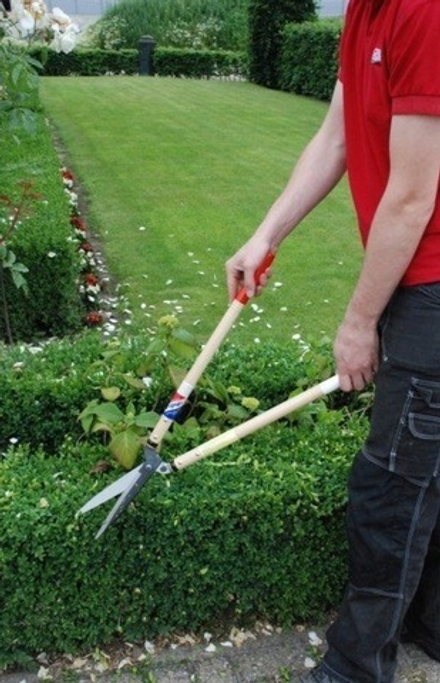 Японские Ножницы садовые крупные для живой изгороди 205, работа на высоте до 2,5 м, Лезвие 175 мм Okatsune М00013511