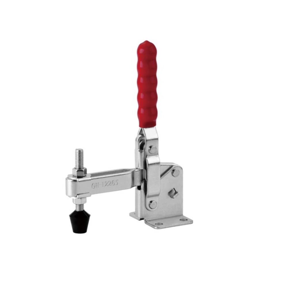 ХИТ! Зажим механический с вертикальной ручкой усилие 340 кг Woodwork GH-12265