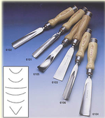 Стамеска резчицкая Robert Sorby 6004 1/4 дюйм Straight Gouge 6 мм P600406 М00011752