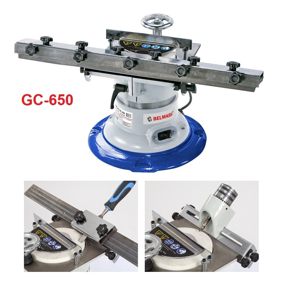 ХИТ! Станок заточной 0,5 кВт 230 В Диск 150 / 12,7 мм BELMASH GC-650 S144A