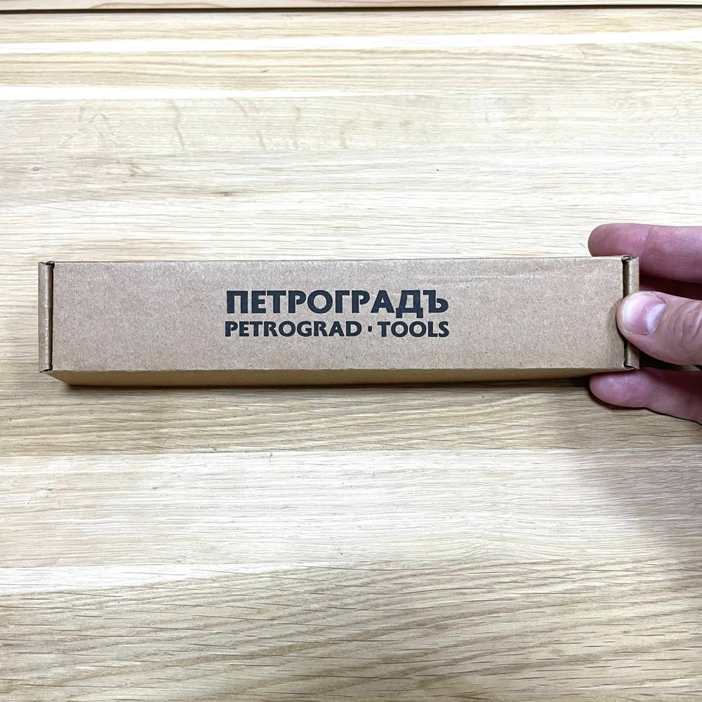 Новинка! Нож ремесленный ПЕТРОГРАДЪ богородский тип, двусторонняя заточка, клинок 70 мм М00017622