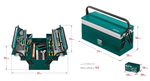 Новинка! Набор Слесарно - монтажный 131 предмета в кейсе INDUSTRIE Grand-131 KRAFTOOL 27978-H131