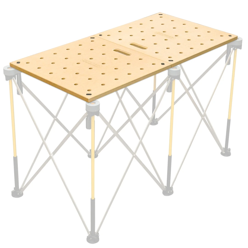 Новинка! Столешница для складного подстолья GOLDRATIO 578 х 1156 мм, двойная. Для установки на отдельно стоящее подстолье М00024780