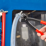 Клещи для хомутов 220 мм с одним / двумя ушками (в т.ч. Oetiker) 10 98 I220 SB KNIPEX KN-1098I220SB