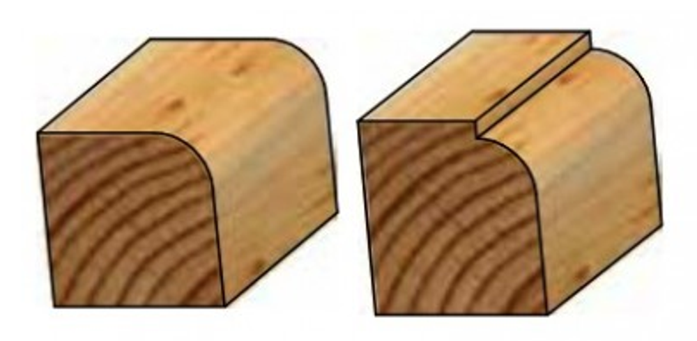 Фреза радиусная с подшипником полуштап WPW 44.5 x 22 x 76 x 12 R16.0 RW16002