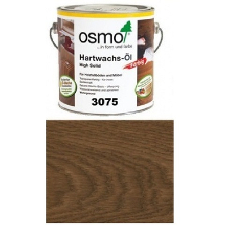 Цветное масло с твердым воском Osmo 3075 Черное 2,5 л Hartwachs-Ol Farbig слабо пигментированное для внутренних работ Osmo-3075-2.5 10100318