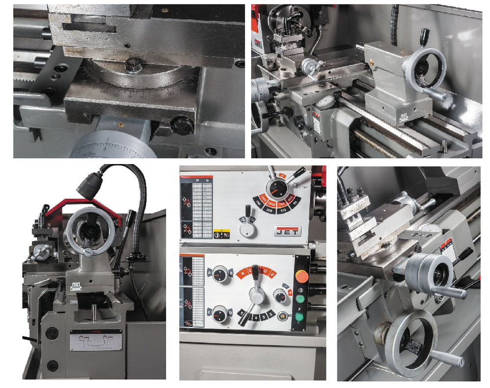 Новинка! Универсальный токарно - винторезный станок по металлу Jet GHB-1340A DRO с УЦИ 380В 1,5/2,8 кВт 50000710T