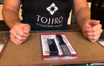 Новинка! Точилка для кухонных ножей TOJIRO Hatamoto, серия Home, складная, алмазная заточка, с держателем угла заточки, 600 / 1000 HS1102D