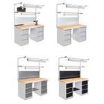 Новинка! Верстак металлический для столярных и слесарных работ Gresson серия ВС-Т3Т3 1800 х 630 х 820 мм ВС-1800Т3Т3