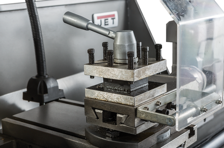 Настольный токарный станок по металлу индустриальный JET BD-11G с подставкой 220 В 1,1 кВт 1220 х 560 х 660 мм, D обточки над станиной 280 мм 50000915M