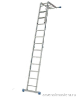 Шарнирная комбинированная лестница - стремянка Krause STABILO 2x3 и 2x6 133922